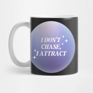 I Don't Chase, I Attract Purple Aura Mug